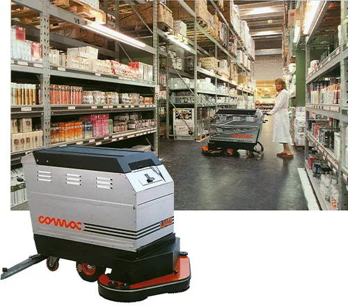 Launch of the Comac L42 walk-behind scrubbing machine