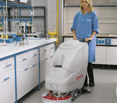 Launch of the Abila walk-behind scrubbing machine